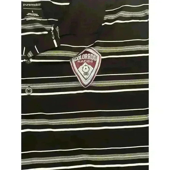 Colorado Rapids Adidas Soccer Polo L MLS - Picture 2 of 5